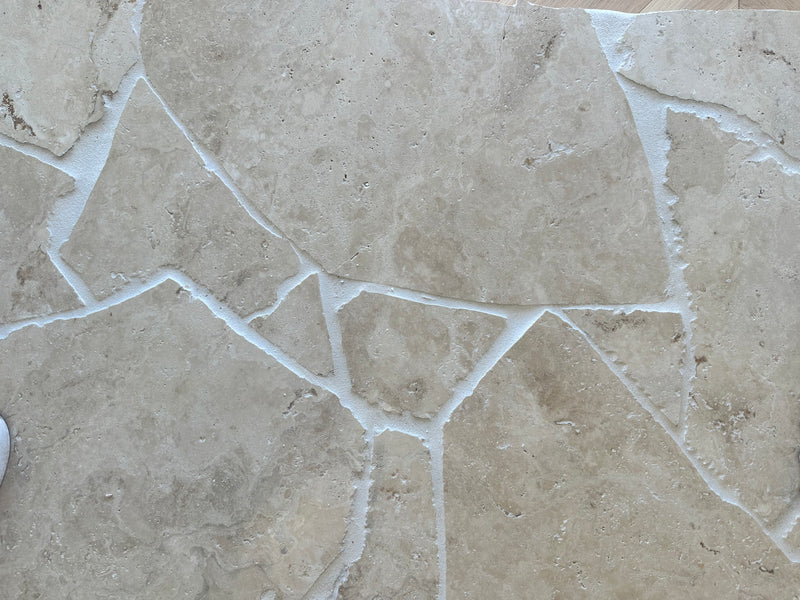 Crazy Pave - Linen Travertine